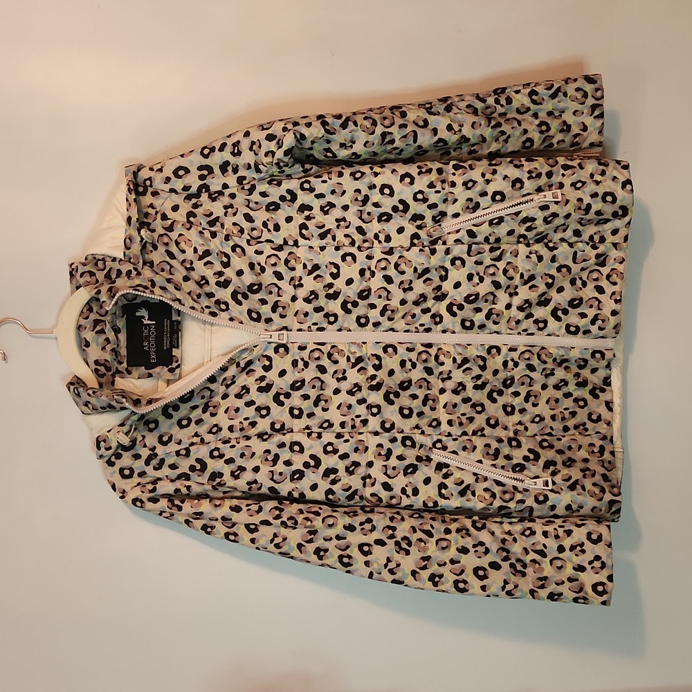 ARCTIC EXPEDITION multicolored  animal print puff jacket size xs